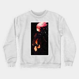 Anime Charecter Watercolor Crewneck Sweatshirt